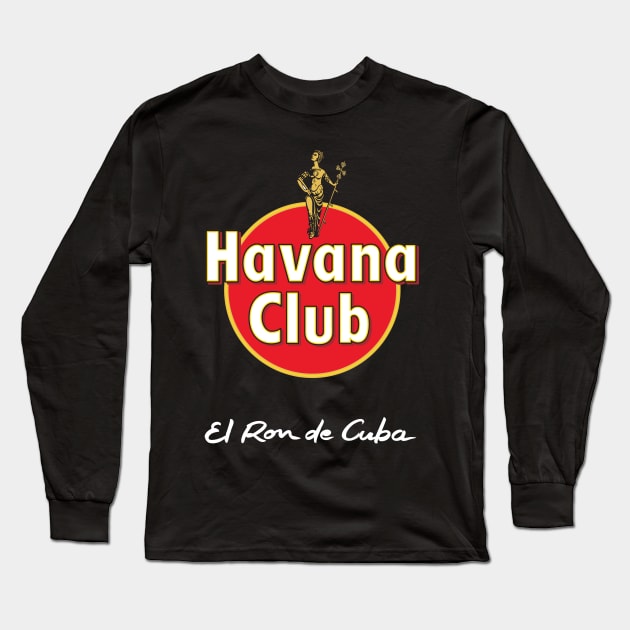 Havana Club - El ron de Cuba Long Sleeve T-Shirt by JunkyDotCom